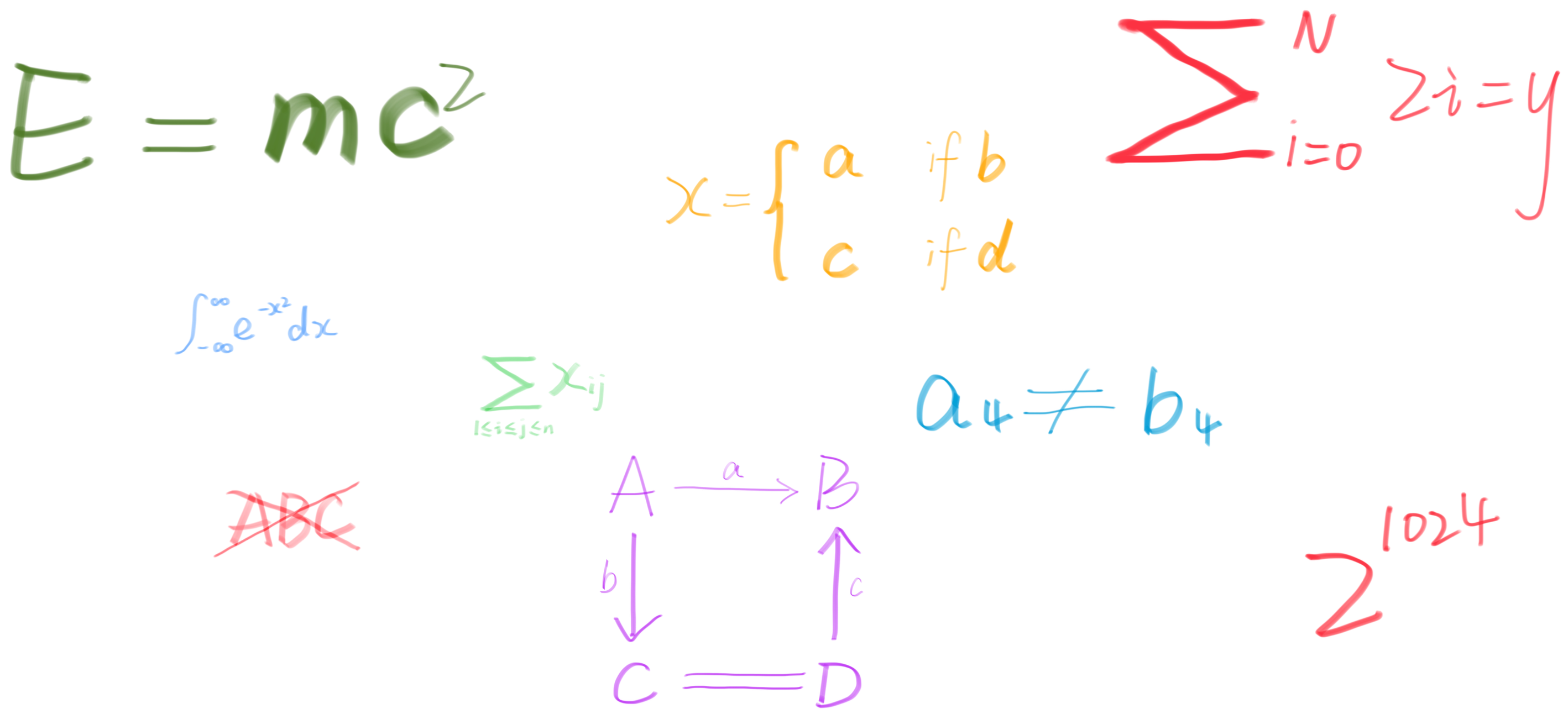 math typesetting